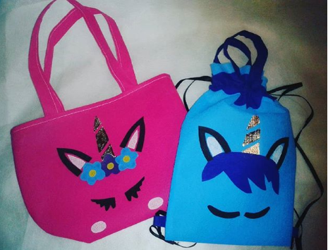 Cartera y bolsa tipo tula de Unicornio Steemit